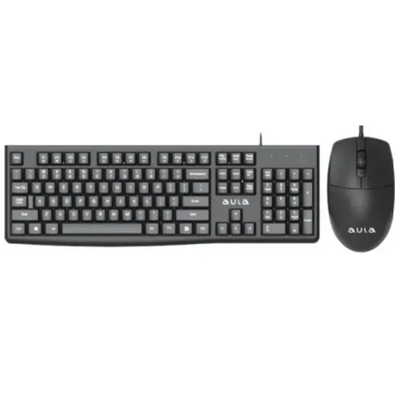 კლავიატურა და მაუსი AULA AC290 Wired Keyboard and Mouse Combo Black