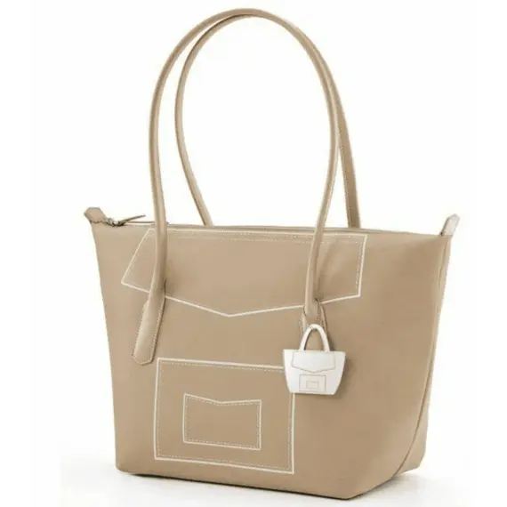 ნოუთბუქის ჩანთა Ninetygo Travel Capsule Tote Bag Light Khaki (90BTTLF22132W)