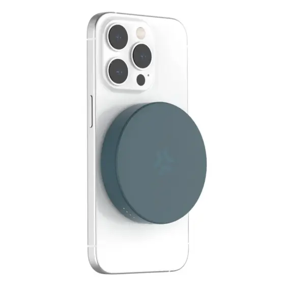 პორტატული დამტენი Celly POWERBANK CIRCLE MAGSAFE 3000 MAH Blue