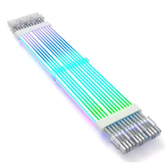 PSU კაბელის დამაგრძელებელი Asiahorse RGB DualSR 3x8pin White