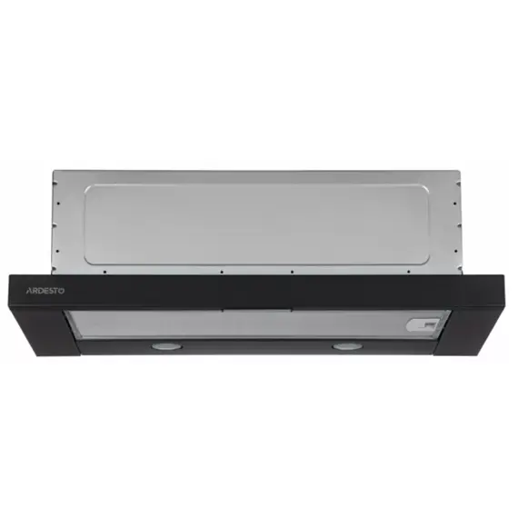 გამწოვი Ardesto Hood telescopic, 60cm, 450m3h, metal, 2х1W LED, button, black