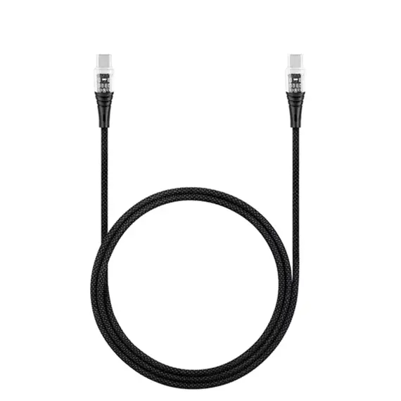 კაბელი TTEC USB-C - USB-C 60W PD/QC FAST CHARGING/DATA CABLE, 120CM, BLACK