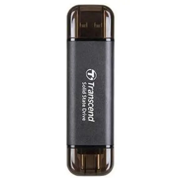 გარე მყარი დისკი Transcend 256GB, External SSD, ESD310C, USB 10Gbps, Type C/A