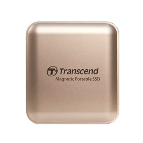 გარე მყარი დისკი Transcend 1TB, External SSD, ESD420G, USB 20Gbps, Type C,Magsafe ,Gold
