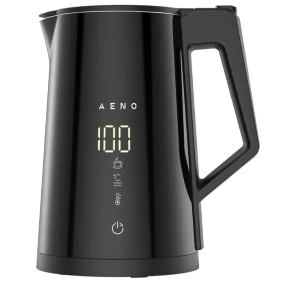 ელექტრო ჩაიდანი AENO Electric Kettle EK7S Smart: 1850-2200W, 1.7L, Strix, Double-walls, Temperature Control, Keep warm Function