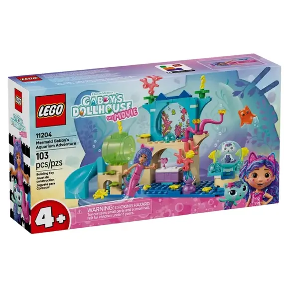 ლეგო LEGO Constructor Gabby's Dollhouse Mermaid Gabby's Aquarium Adventure