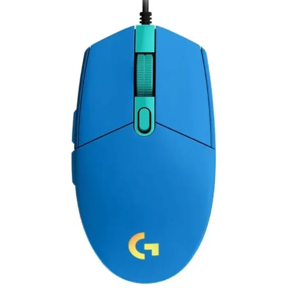 მაუსი LOGITECH G203 LIGHTSYNC Corded Gaming Mouse - BLUE - USB