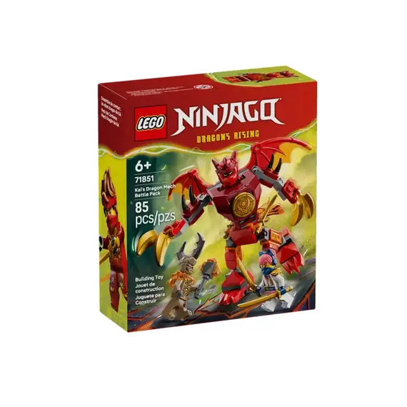 ლეგო LEGO Constructor Kai's Dragon Mech Battle Pack V29