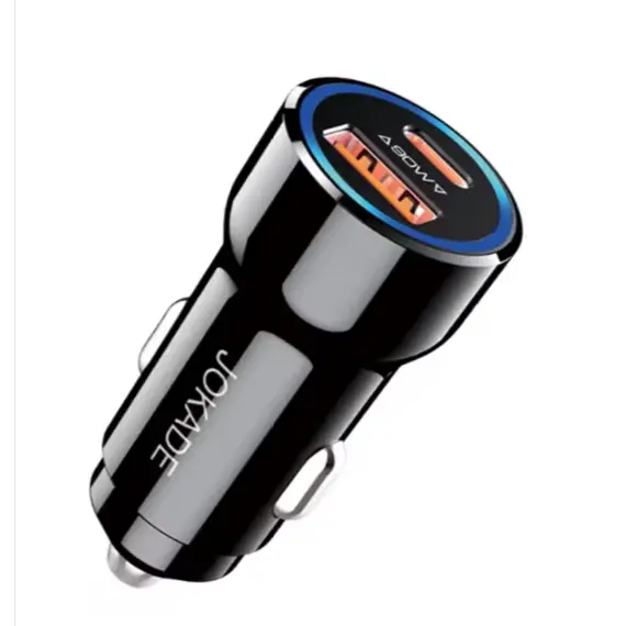 მანქანის დამტენი Jokade JH047 Dual Port Car Charger  90W