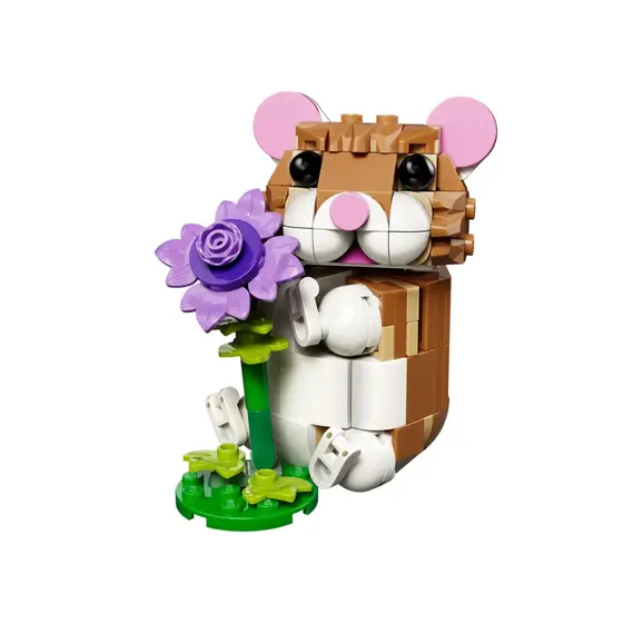 ლეგო LEGO Constructor Creator Cute Hamster with a Flower
