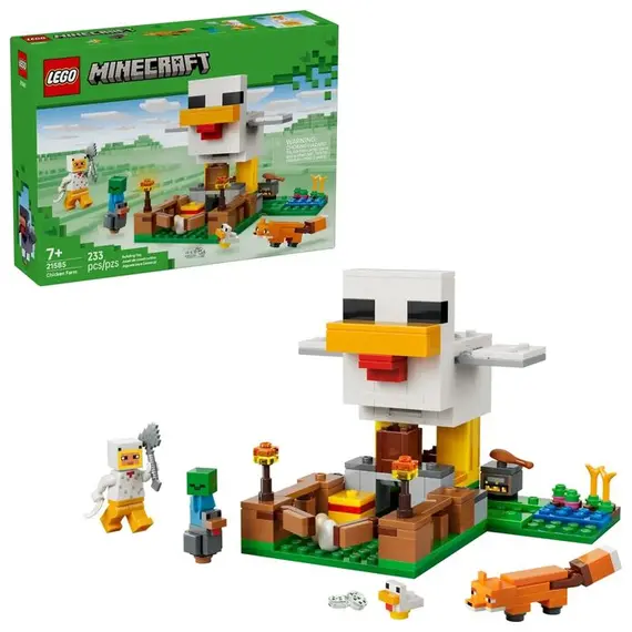 ლეგო LEGO Constructor Minecraft Chicken Farm