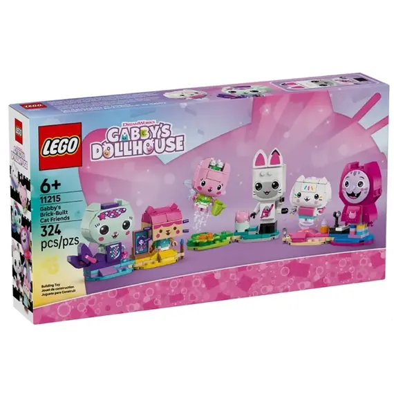 ლეგო LEGO Constructor Gabby's Dollhouse Gabby's Brick-Built Cat Friends