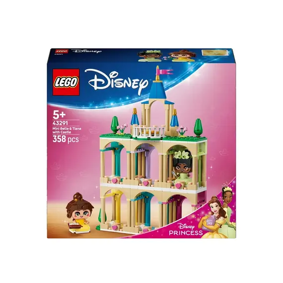 ლეგო LEGO Constructor Disney Princess Mini Belle & Tiana with Castle