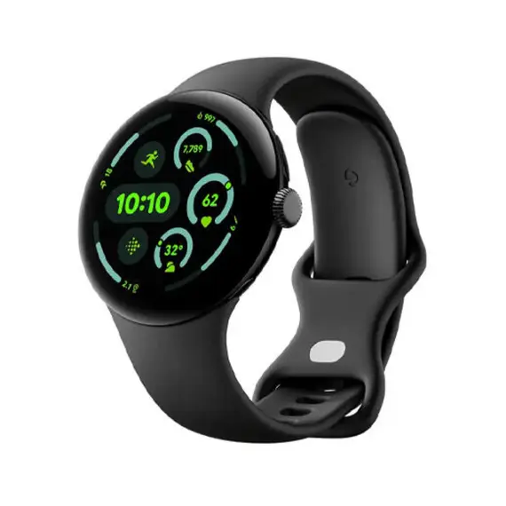 სმარტ საათი Google Pixel Watch 3 45MM WIFI Matte Black Aluminium Case with Obsidian Active Band