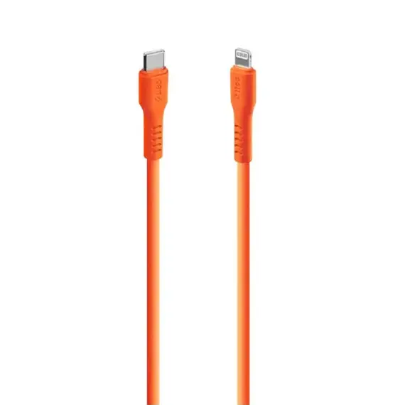 კაბელი TTEC USB-C - LIGHTNING CHARGE/DATA CABLE, 120CM NEON ORANGE