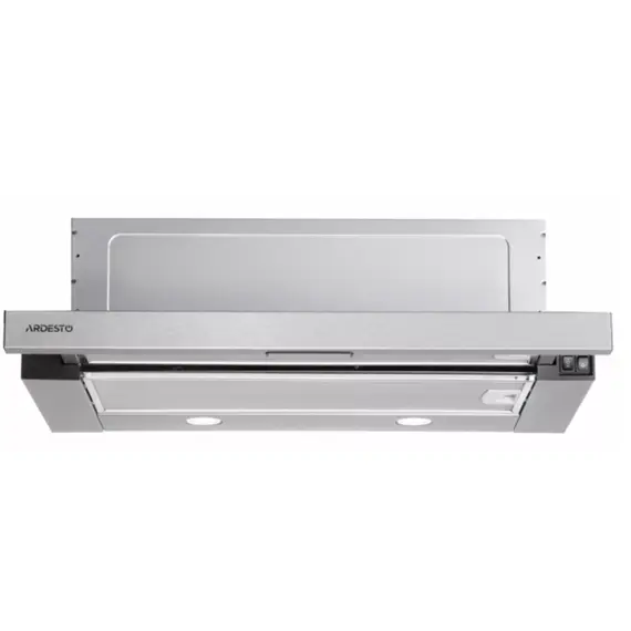 გამწოვი Ardesto Hood telescopic, 60cm, 450m3h, metal, 2х1W LED, button, inox