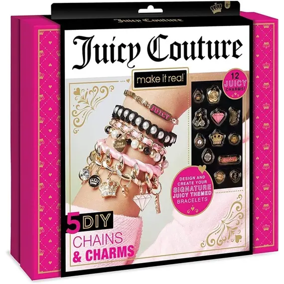 სამაჯური Make It Real Juicy Couture Mini Chains and Charms