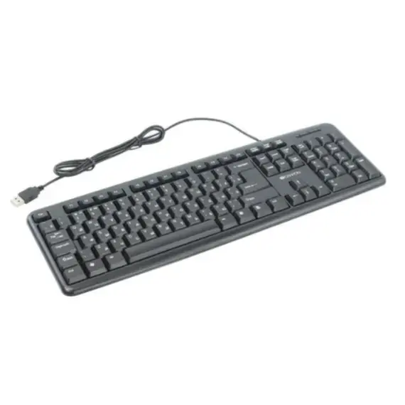 კლავიატურა CANYON keyboard KB-1 EN/RU Wired Black