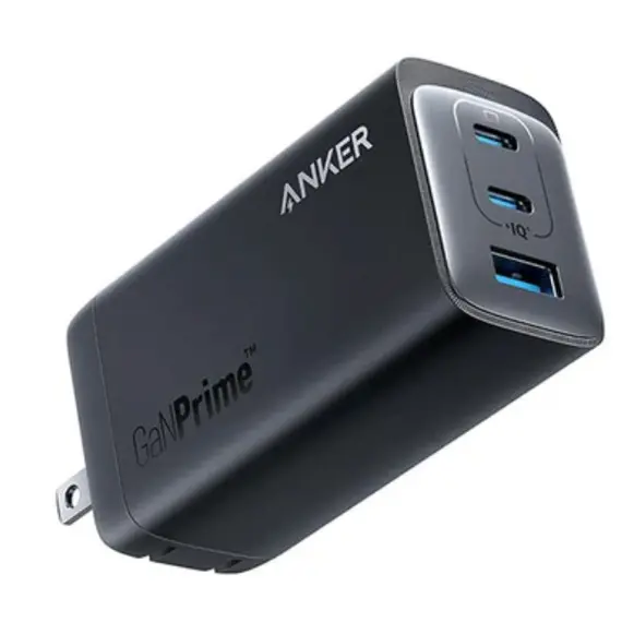 სწრაფი დამტენი Anker 737 Charger(GaNPrime 120W) (3) - EU/ES/FR/ES Black 3
