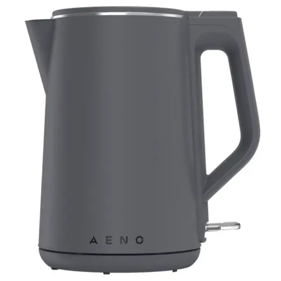 ელექტრო ჩაიდანი AENO Electric Kettle EK4: 1850-2200W, 1.5L, Strix, Double-walls, Non-heating body, Auto Power Off, Dry tank Protection