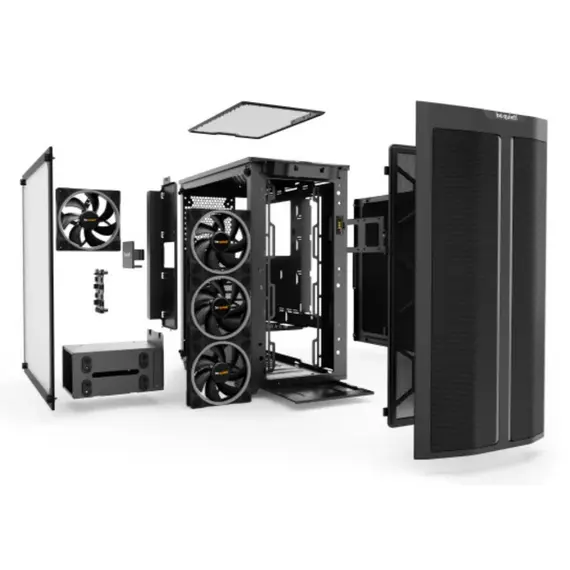 კომპიუტერის ქეისი be quiet! Pure Base 500FX ATX w/o PSU Black (BGW43)