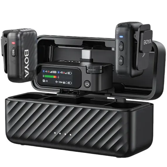 მიკროფონი BOYA BOYAMIC 2-01 AI-Powered Mini Wireless Microphone