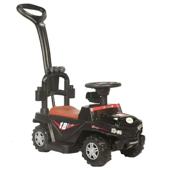 ბავშვის მექანიკური მანქანა სახელურით S1188-B