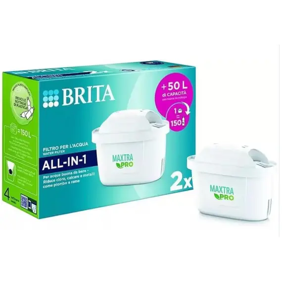 წყლის ფილტრი Brita Pack 2 MXpro /CU PLO/26254