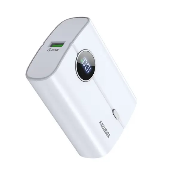 პორტატული დამტენი KAKUSIGA KSC-682 PD20W+QC3.0 10000mah white/19915