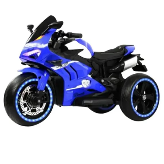 საბავშვო ელექტრო მოტოციკლი M-216-BLU