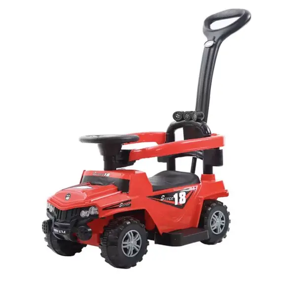 ბავშვის მექანიკური მანქანა სახელურით S1188-R