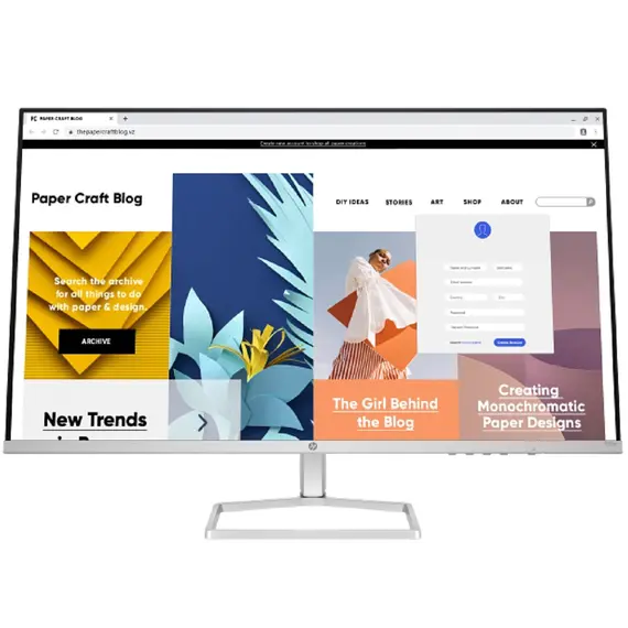 მონიტორი HP Series 5 31.5 inch FHD Monitor - 532sfDisplay Size: 31.5" (80 cm)