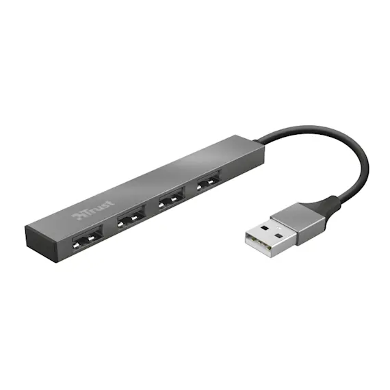 USB ადაპტერი TRUST HALYX 4-PORT MINI USB HUB