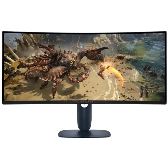Monitor DELL 34" AW3425DWM 2xHDMI, DP, USB, VA, 3440x1440, 21:9, 180Hz, 1ms, DCI-P3 95%, CURVED, Adaptive-Sync, HDR 400