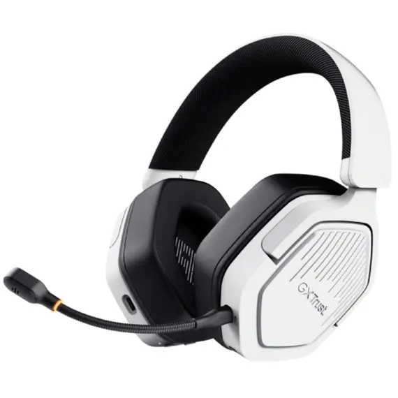 ყურსასმენი Trust GXT493W CARUS WIRELESS HEADSET WHITE