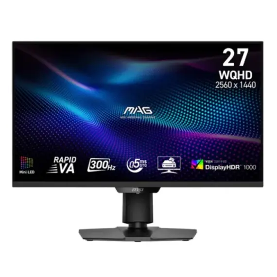 მონიტორი MSI MAG 274QPF X30MV 27" (69 cm) / Flat / Mini-LED  /2560 x 1440 (WQHD) / HDR: 1000 cd/m² (Peak)