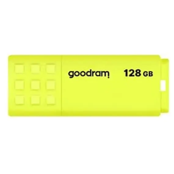 USB ფლეშ მეხსიერება Flash Goodram 128GB UME2 YELLOW USB 2.0