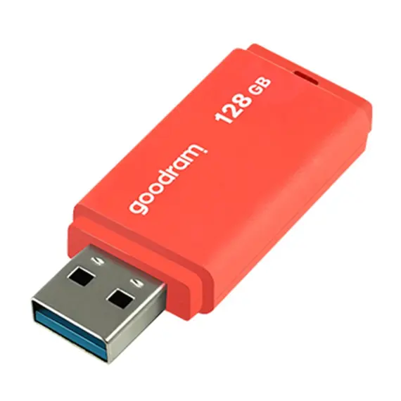 USB ფლეშ მეხსიერება Flash Goodram 128GB UME3 ORANGE USB 3.2 Gen 1