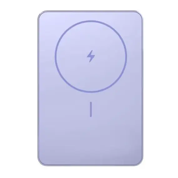 პორტატული დამტენი Xiaomi Super Slim Magnetic Power Bank 5000 Purple