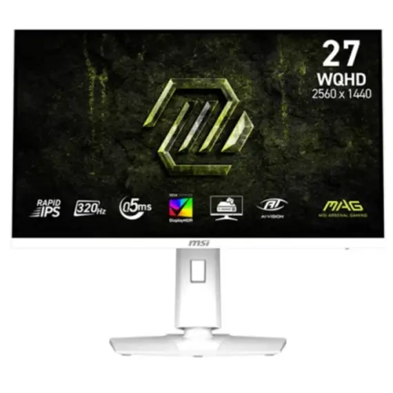 მონიტორი MSI MAG 274QRFW X32/ 27" (69 cm) / Flat / Rapid IPS  /2560 x 1440 (WQHD) / HDR: 400 cd/m /sRGB  129%