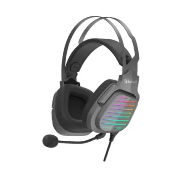 ყურსასმენი A4tech Bloody G560 RGB Flow Backlight Headset 7.1 Virtual USB Gun Grey