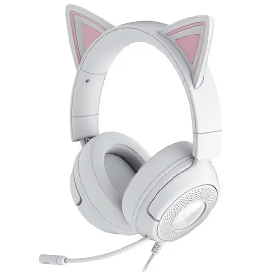 ყურსასმენი Razer Headset Kraken Kitty V3 X, mini-jack, 1.3m, white