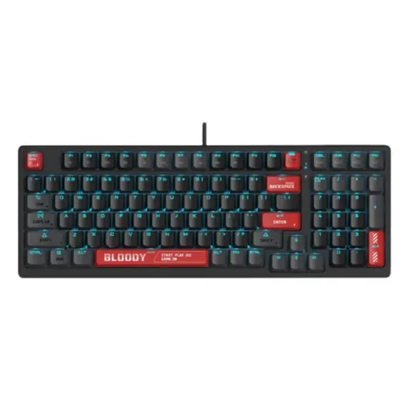 კლავიატურა A4tech Bloody AT98 Alpha Optical Switch Keyboard Bloody Red