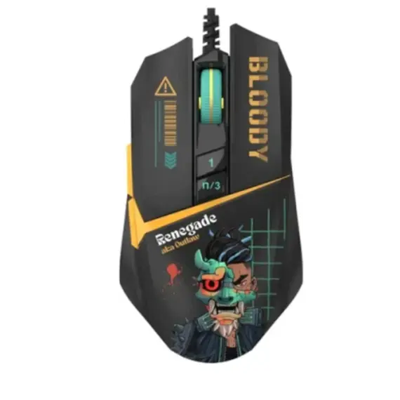 მაუსი A4tech Bloody W63 MAX RGB Gaming Mouse Renegade Midnight