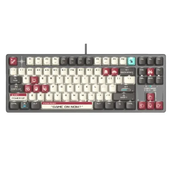 კლავიატურა A4tech Bloody S87 HOT-SWAPPABLE Mechanical Keyboard Pixels Red