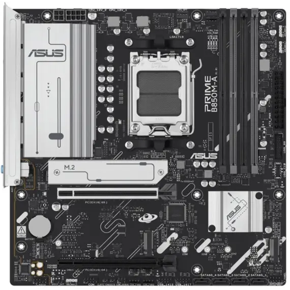 დედა დაფა ASUS Motherboard PRIME B850M-A-CSM sAM5 B850 4xDDR5 M.2 HDMI DP mATX