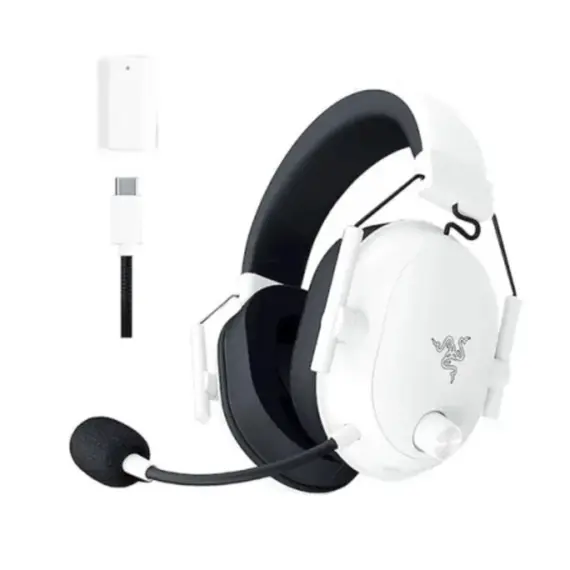 ყურსასმენი Razer Headset BlackShark V3, USB-A/BT, white