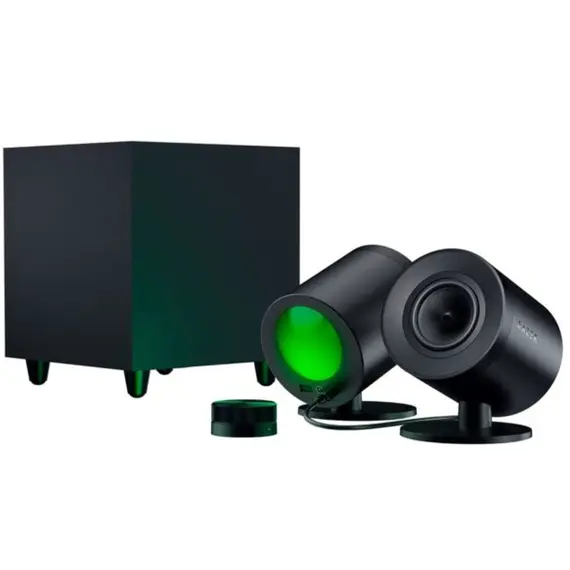 დინამიკი Razer Multimedia speaker Nommo V2 Pro 2.1, USB-A, RGB, black