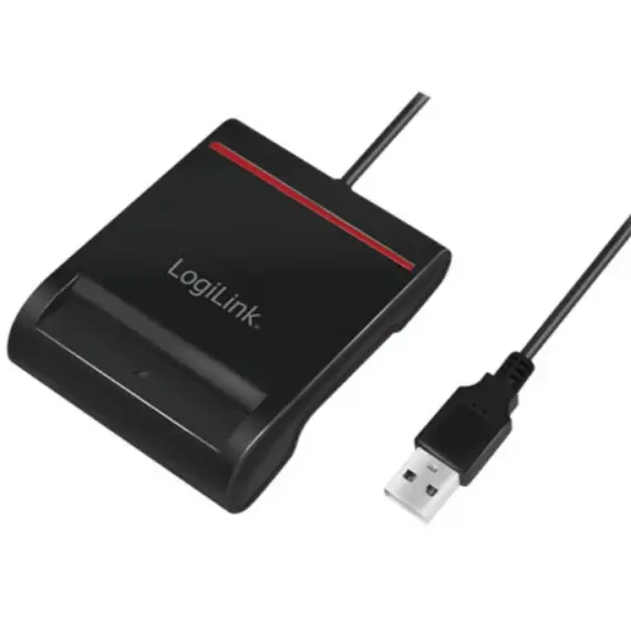 ბარათის წამკითხველი Logilink CR0047 USB 2.0 Smart ID Cardreader