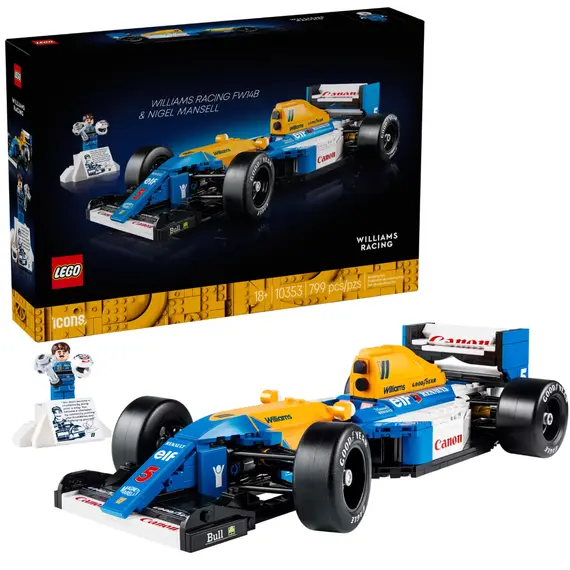 ლეგო LEGO Constructor Icons Williams Racing FW14B & Nigel Mansell